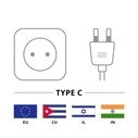 GOOBAY μπαλαντέζα προέκταση ρεύματος 50510, Europlug, 2x 0.75mm², 5m, μαύρη