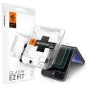 Spigen GLAS.tR ez Fit Samsung Galaxy Z Flip 5 / 6 / 7 FE Clear [2 PACK]