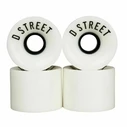 Ροδάκια Skateboard Dstreet ?DST-SKW-0004 59 mm Λευκό
