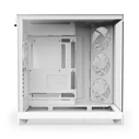 NZXT H9 Flow RGB (2025) Gaming Midi Tower - White (Side Window)