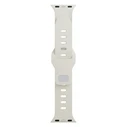 Strap 3MK Silicone Watch Strap Apple Watch 4/5/6/7/SE/8/9/10 40/41/42mm beige