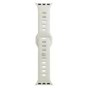 3MK Silicone Watch Strap for Apple Watch 4/5/6/7/8/9/SE/Ultra 42/44/45/49mm beige