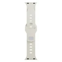 3MK Silicone Watch Strap for Apple Watch 4/5/6/7/8/9/SE/Ultra 42/44/45/49mm beige