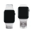 Belt 3MK Silicone Watch Strap Apple Watch 4/5/6/7/SE/8/9/10 40/41/42mm white