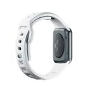 Belt 3MK Silicone Watch Strap Apple Watch 4/5/6/7/SE/8/9/10 40/41/42mm white