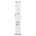 Belt 3MK Silicone Watch Strap Apple Watch 4/5/6/7/SE/8/9/10 40/41/42mm white