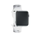 Belt 3MK Silicone Watch Strap Apple Watch 4/5/6/7/SE/8/9/10 40/41/42mm white