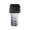Belt 3MK Silicone Watch Strap Apple Watch 4/5/6/7/SE/8/9/10 40/41/42mm white