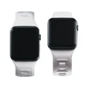 Belt 3MK Silicone Watch Strap Apple Watch 4/5/6/7/8/9/SE/Ultra 42/44/45/49mm white