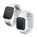 Belt 3MK Silicone Watch Strap Apple Watch 4/5/6/7/8/9/SE/Ultra 42/44/45/49mm white