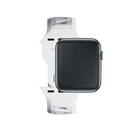 Belt 3MK Silicone Watch Strap Apple Watch 4/5/6/7/8/9/SE/Ultra 42/44/45/49mm white