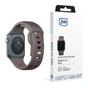 Strap 3MK Silicone Watch Strap Apple Watch 4/5/6/7/SE/8/9/10 40/41/42mm brown/taupe