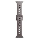 3MK Silicone Watch Strap for Apple Watch 4/5/6/7/8/9/SE/Ultra 42/44/45/49mm brown/taupe