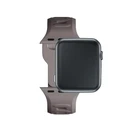 3MK Silicone Watch Strap for Apple Watch 4/5/6/7/8/9/SE/Ultra 42/44/45/49mm brown/taupe