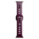 3MK Silicone Watch Strap for Apple Watch 4/5/6/7/8/9/SE/Ultra 42/44/45/49mm dark purple/mulberry