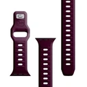 3MK Silicone Watch Strap for Apple Watch 4/5/6/7/8/9/SE/Ultra 42/44/45/49mm dark purple/mulberry