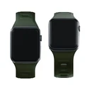 Belt 3MK Silicone Watch Strap Apple Watch 4/5/6/7/SE/8/9/10 40/41/42mm dark green