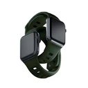 Strap 3MK Silicone Watch Strap Apple Watch 4/5/6/7/8/9/SE/Ultra 42/44/45/49mm dark green