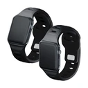 Belt 3MK Silicone Watch Strap Apple Watch 4/5/6/7/SE/8/9/10 40/41/42mm black