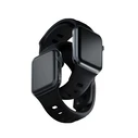 Belt 3MK Silicone Watch Strap Apple Watch 4/5/6/7/SE/8/9/10 40/41/42mm black