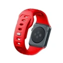 Strap 3MK Silicone Watch Strap Apple Watch 4/5/6/7/SE/8/9/10 40/41/42mm red