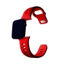 Strap 3MK Silicone Watch Strap Apple Watch 4/5/6/7/SE/8/9/10 40/41/42mm red