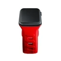 Strap 3MK Silicone Watch Strap Apple Watch 4/5/6/7/SE/8/9/10 40/41/42mm red