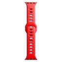 Belt 3MK Silicone Watch Strap Apple Watch 4/5/6/7/8/9/SE/Ultra 42/44/45/49mm red
