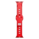 Belt 3MK Silicone Watch Strap Apple Watch 4/5/6/7/8/9/SE/Ultra 42/44/45/49mm red