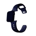 3MK Silicone Watch Strap for Apple Watch 4/5/6/7/SE/8/9/10 40/41/42mm navy/ocean blue