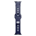 3MK Silicone Watch Strap for Apple Watch 4/5/6/7/8/9/SE/Ultra 42/44/45/49mm ocean blue