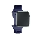 3MK Silicone Watch Strap for Apple Watch 4/5/6/7/8/9/SE/Ultra 42/44/45/49mm ocean blue