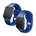 3MK Silicone Watch Strap for Apple Watch 4/5/6/7/8/9/SE/Ultra 42/44/45/49mm niebieski/blue