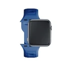 3MK Silicone Watch Strap for Apple Watch 4/5/6/7/8/9/SE/Ultra 42/44/45/49mm niebieski/blue