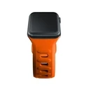Belt 3MK Silicone Watch Strap Apple Watch 4/5/6/7/SE/8/9/10 40/41/42mm orange