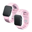 3MK Silicone Watch Strap for Apple Watch 42/44/45/49 mm pink/powder pink