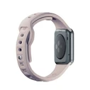 3MK Silicone Watch Strap for Apple Watch 4/5/6/7/SE/8/9/10 40/41/42mm pink-beige/latte