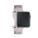 3MK Silicone Watch Strap for Apple Watch 4/5/6/7/SE/8/9/10 40/41/42mm pink-beige/latte