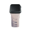 3MK Silicone Watch Strap for Apple Watch 4/5/6/7/SE/8/9/10 40/41/42mm pink-beige/latte