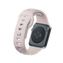 3MK Silicone Watch Strap for Apple Watch 4/5/6/7/8/9/SE/Ultra 42/44/45/49mm pink-beige/latte