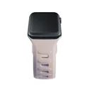 3MK Silicone Watch Strap for Apple Watch 4/5/6/7/8/9/SE/Ultra 42/44/45/49mm pink-beige/latte