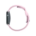 3MK Silicone Watch Strap for Apple Watch 4/5/6/7/SE/8/9/10 40/41/42mm pink/powder pink