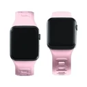 3MK Silicone Watch Strap for Apple Watch 4/5/6/7/SE/8/9/10 40/41/42mm pink/powder pink