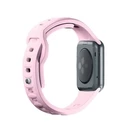 3MK Silicone Watch Strap for Apple Watch 4/5/6/7/SE/8/9/10 40/41/42mm pink/powder pink
