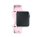 3MK Silicone Watch Strap for Apple Watch 4/5/6/7/SE/8/9/10 40/41/42mm pink/powder pink