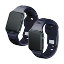 3MK Silicone Watch Strap for Apple Watch 4/5/6/7/8/9/SE/Ultra 42/44/45/49mm grey