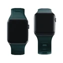 3MK Silicone Watch Strap for Apple Watch 4/5/6/7/SE/8/9/10 40/41/42mm green/evergreen