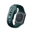 3MK Silicone Watch Strap for Apple Watch 4/5/6/7/SE/8/9/10 40/41/42mm green/evergreen