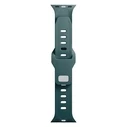 3MK Silicone Watch Strap for Apple Watch 4/5/6/7/SE/8/9/10 40/41/42mm green/evergreen