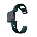 3MK Silicone Watch Strap for Apple Watch 4/5/6/7/SE/8/9/10 40/41/42mm green/evergreen